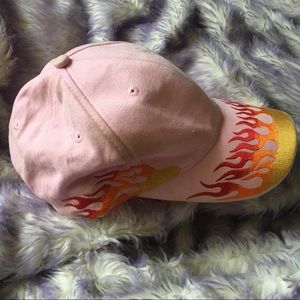 🔥 Pink flame baseball cap 🔥